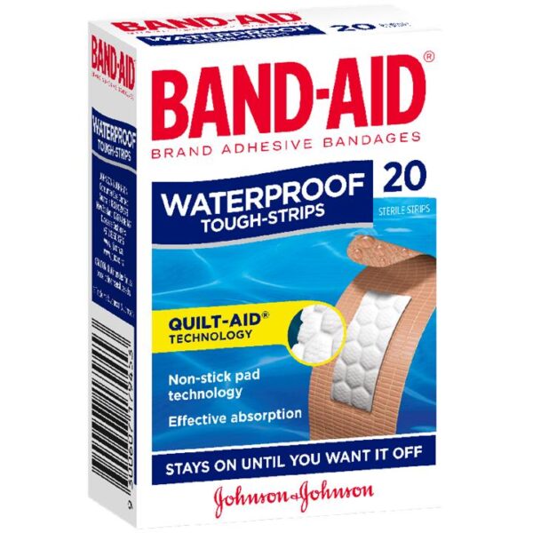 Band-Aid Tough-Strips Waterproof X 20