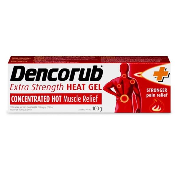 Dencorub Extra Strength Heat Gel 100g