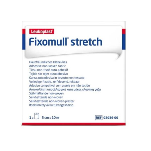 Fixomull Stretch Adhesive Non-Woven Fabric 5cm X 10m Roll