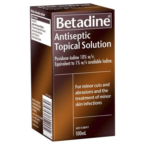Betadine Antiseptic Topical Solution 100ml