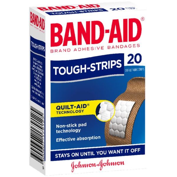Band-Aid Tough-Strips Regular X 20