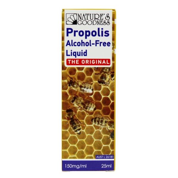 Nature's Goodness Propolis Alcohol-Free Liquid 150mg/ml 25ml