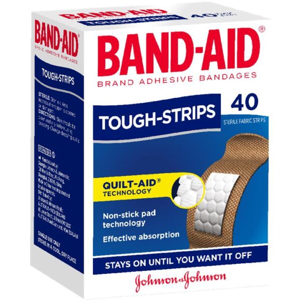 Band-Aid Tough-Strips Regular X 40