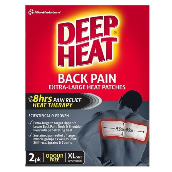 Deep Heat Patches 9.5cm x 26.5cm X 2
