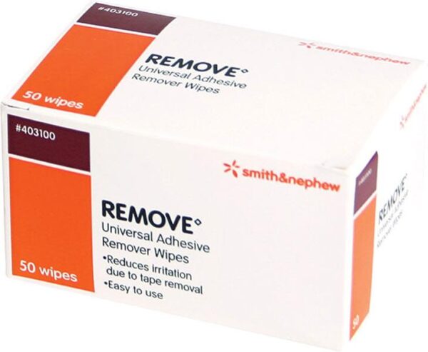 Smith + Nephew Remove Adhesive Wipe X 50