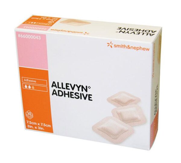 Allevyn Adhesive Dressing 7.5cm X 7.5cm X 10