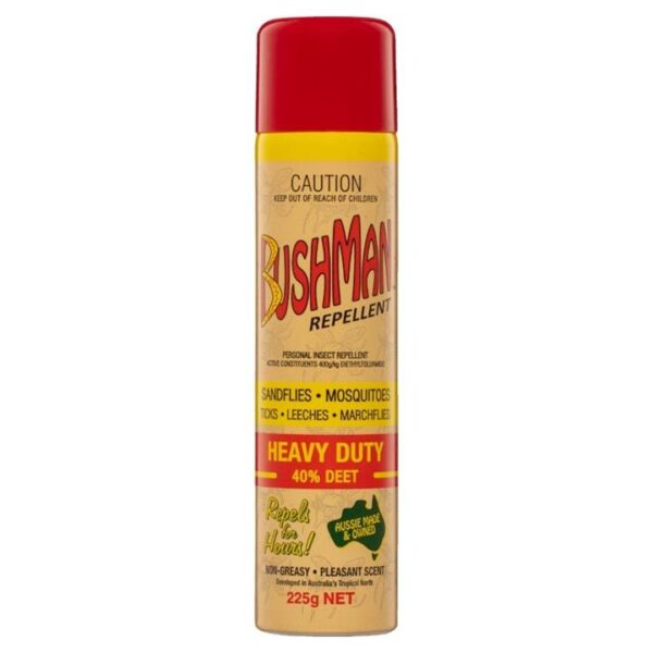 Bushman Insect Repellent Aerosol Heavy Duty 225g
