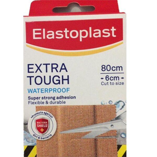 Elastoplast Extra Tough Waterproof Dressing 80cm X 6cm (Cut to size)