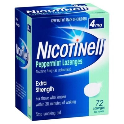 Nicotinell Peppermint Lozenges 4mg X 72 Med One Nicotinell Peppermint Lozenges 4mg X 72