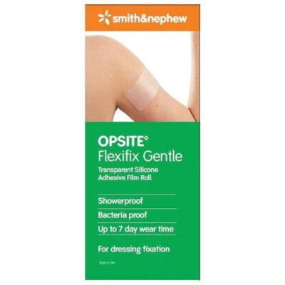 Smith + Nephew Opsite Flexifix Gentle Transparent Adhesive Film Roll 5cm X 1m