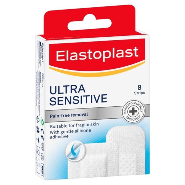 Elastoplast Ultra Sensitive Strips X 8