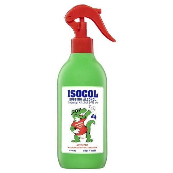 Isocol Rubbing Alcohol Antiseptic Spray 450ml