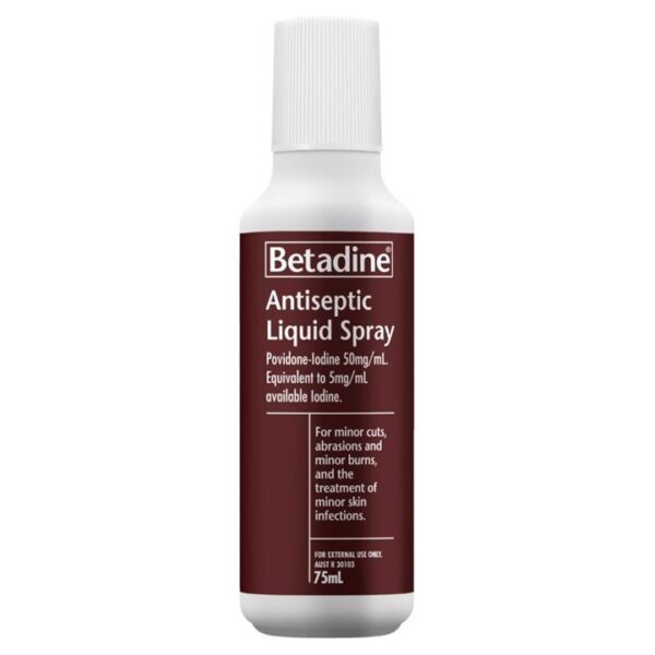 Betadine Antiseptic Liquid Spray 75ml