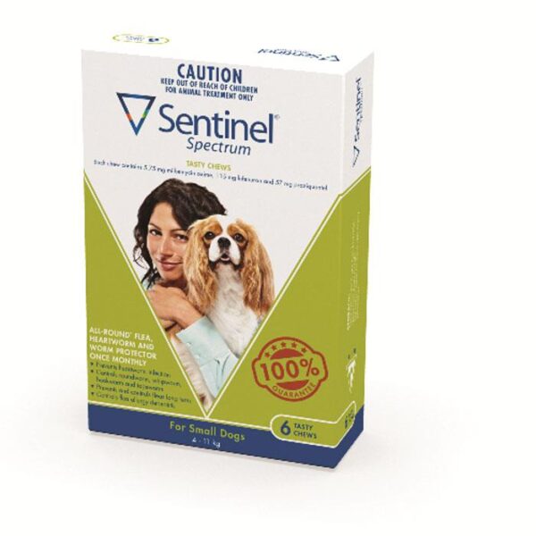 Sentinel Spectrum For Small Dogs Chews X 6