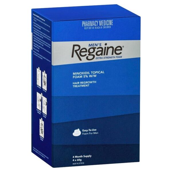 Regaine Men Extra Strength Foam 5% 60g (4 Month Supply)
